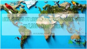 bird species by region