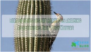 bird species desert homes