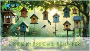 birdhouse design and dimensions