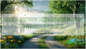 birding locations with easy trails