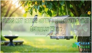 birds not eating suet