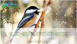 black-capped chickadee sounds