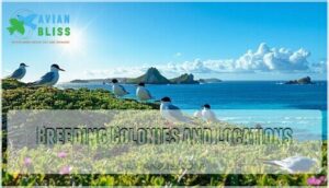 breeding colonies and locations