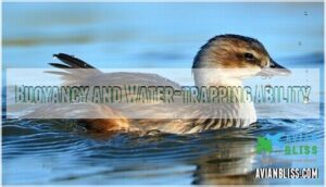 buoyancy and water-trapping ability