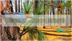 caching and foraging techniques