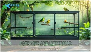 cage size and materials cage size and materials