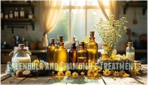 calendula and chamomile treatments