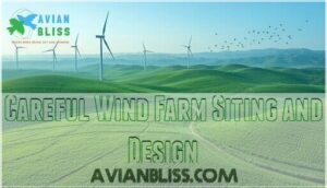 careful wind farm siting and design