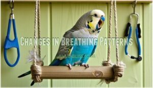 changes in breathing patterns