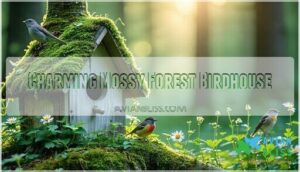 charming mossy forest birdhouse charming mossy forest birdhouse