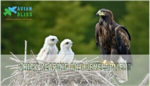 chick rearing and development