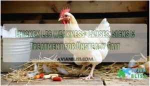 chicken leg weakness unsteady gait