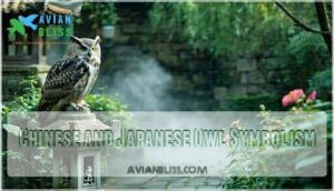 chinese and japanese owl symbolism