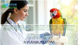 choosing an avian wing injury specialist