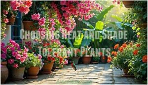 choosing heat and shade tolerant plants