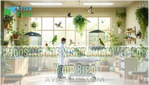 choosing the right avian vet for your bird