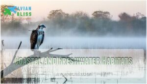 coastal and freshwater habitats