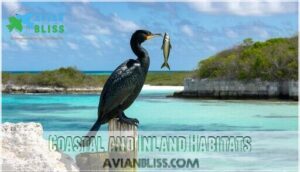 coastal and inland habitats