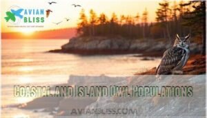 coastal and island owl populations