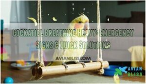 cockatiel breathing heavy