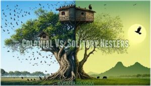 colonial vs. solitary nesters colonial vs. solitary nesters