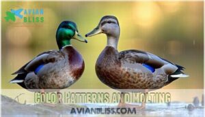 color patterns and molting