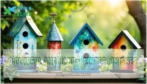 colorful and hand-painted finishes