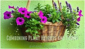 combining plant heights and forms