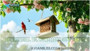 commercial vs. homemade suet cakes