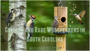common and rare woodpeckers in south carolina