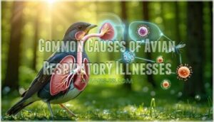common causes of avian respiratory illnesses