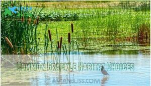 common grackle habitat choices