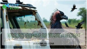 common targets of vulture damage