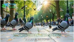 common urban bird species
