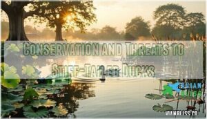 conservation and threats to stiff-tailed ducks