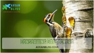 conserving sapsuckers