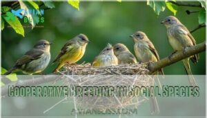 cooperative breeding in social species