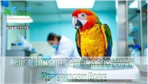 cost considerations for avian veterinary care