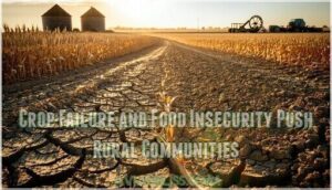 crop failure and food insecurity push rural communities