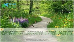 crowdsourced accessible birding locations