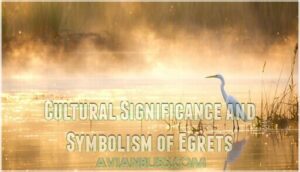 cultural significance and symbolism of egrets