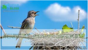 dealing with aggressive mockingbirds