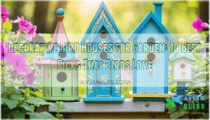 decorative bird houses for garden