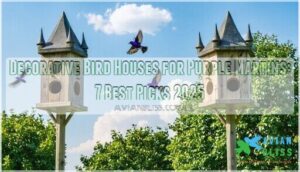 decorative bird houses for purple martins