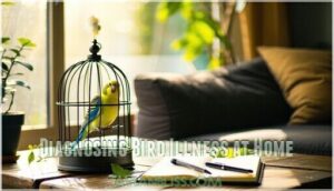 diagnosing bird illness at home