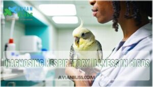 diagnosing respiratory illness in birds