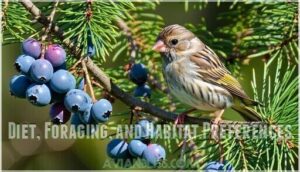 diet, foraging, and habitat preferences