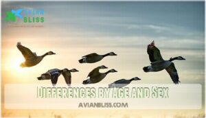 differences by age and sex differences by age and sex