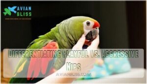 differentiating playful vs. aggressive nips
