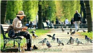 disruption of natural foraging behaviors